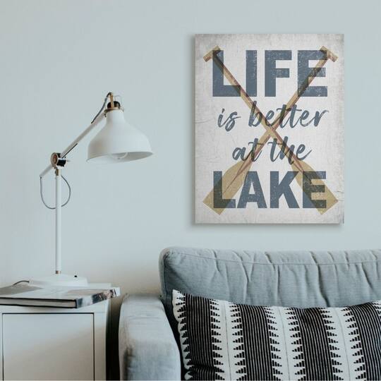 Stupell Industries Life is Better at the Lake Wall Art